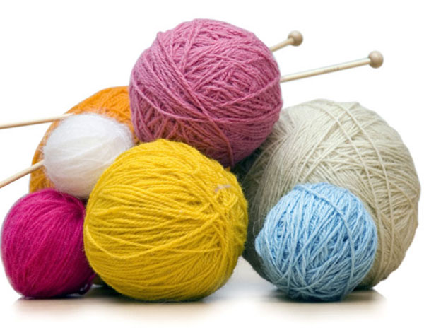 colorful yarn balls