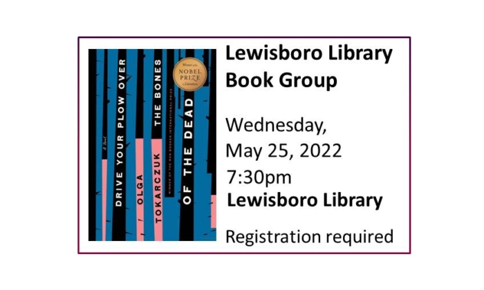 220525 Lewisboro Library Book Club at 7:30 in the Library