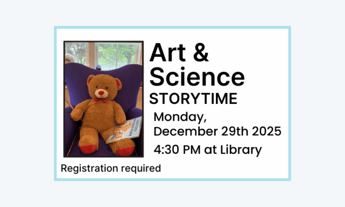 251229 Art and Science Storytime Grades K-2