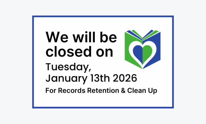 260113 The Library is closed for Records Retention and Clean Up