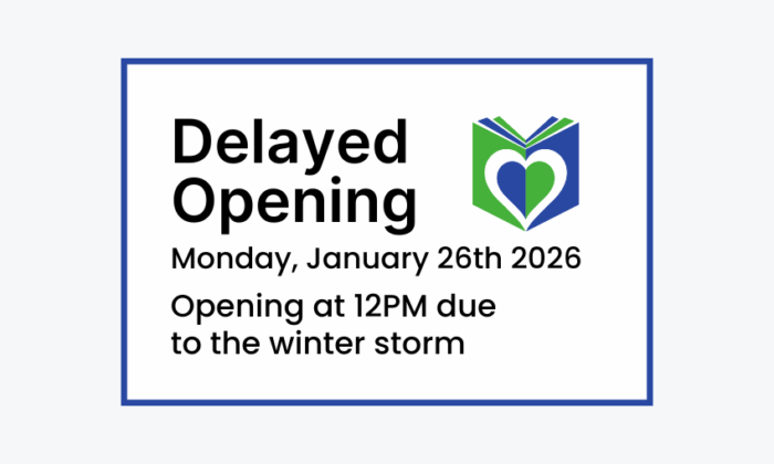 260126 Delayed opening at 12pm due to winter storm