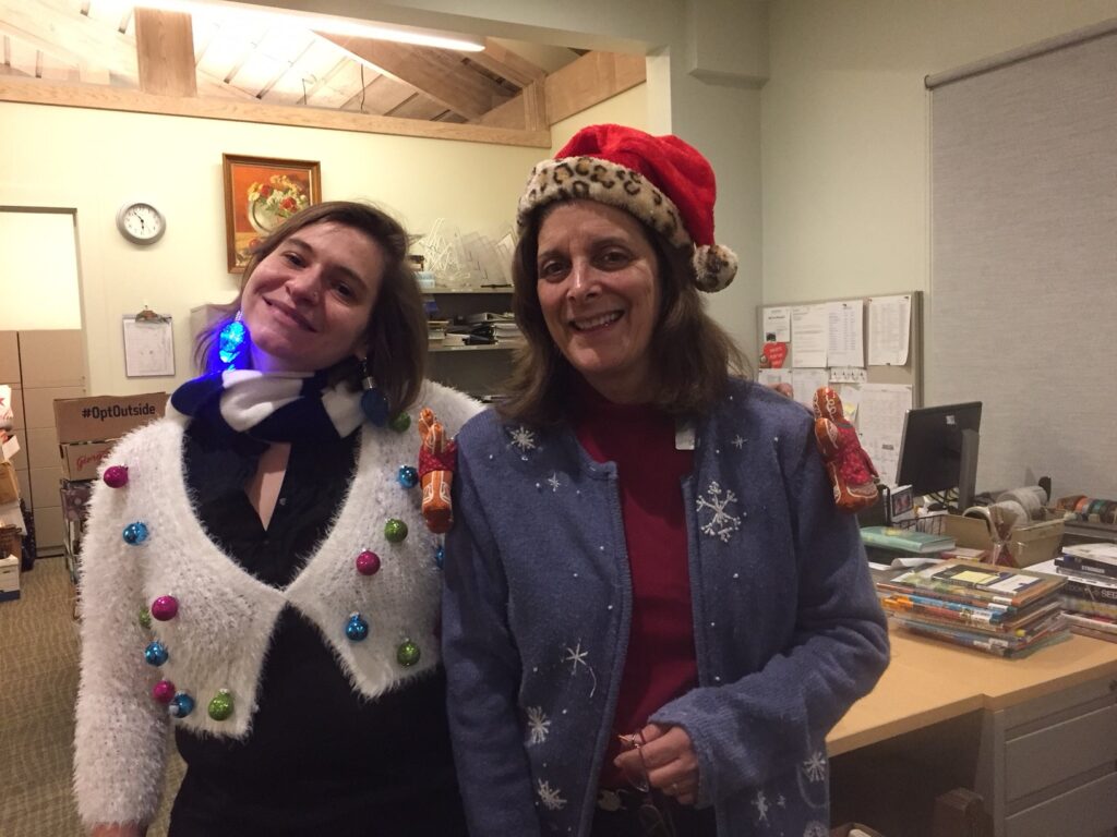 Librarians With Ugly Sweaters