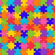 colorful jigsaw puzzle pieces