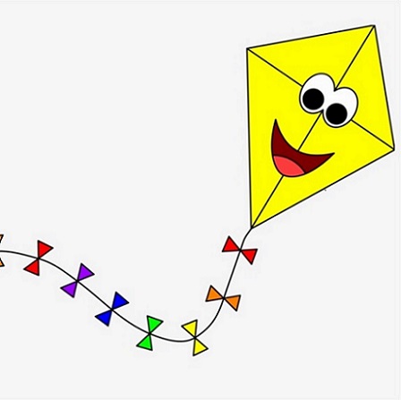 cartoon kite