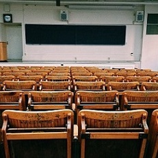 empty college lecture hall