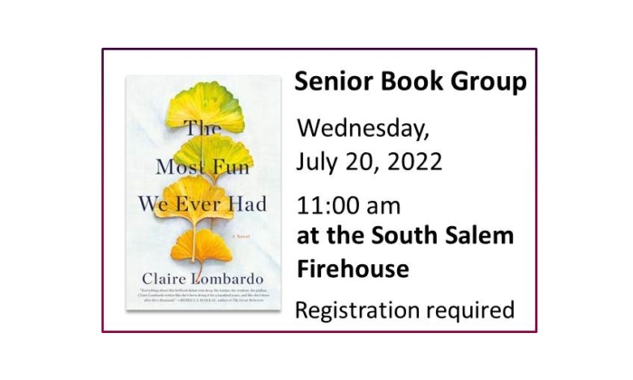 220720 Senior Book Group at 11:00 at South Salem Firehouse