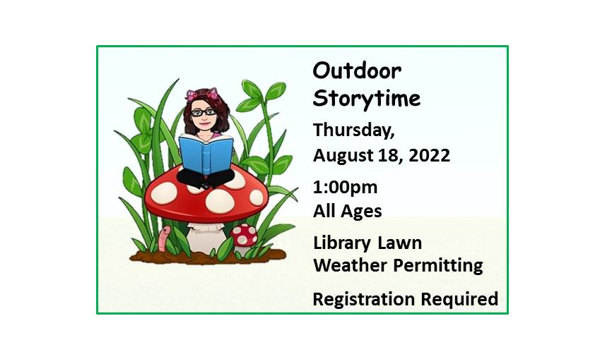 220818 Outdoor Storytime at 1:00