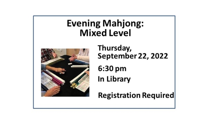 220922 Evening Mahjong at 6:30