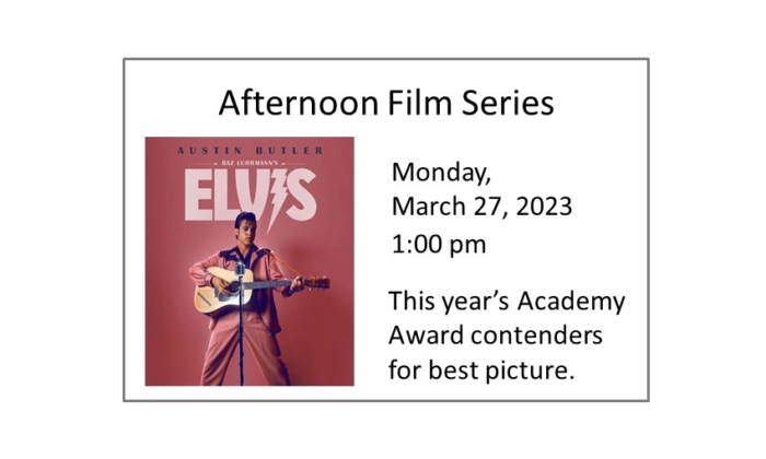 230327 Afternoon Film Series at 1:00