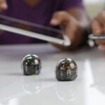 ozobot robots controlled by an iPad