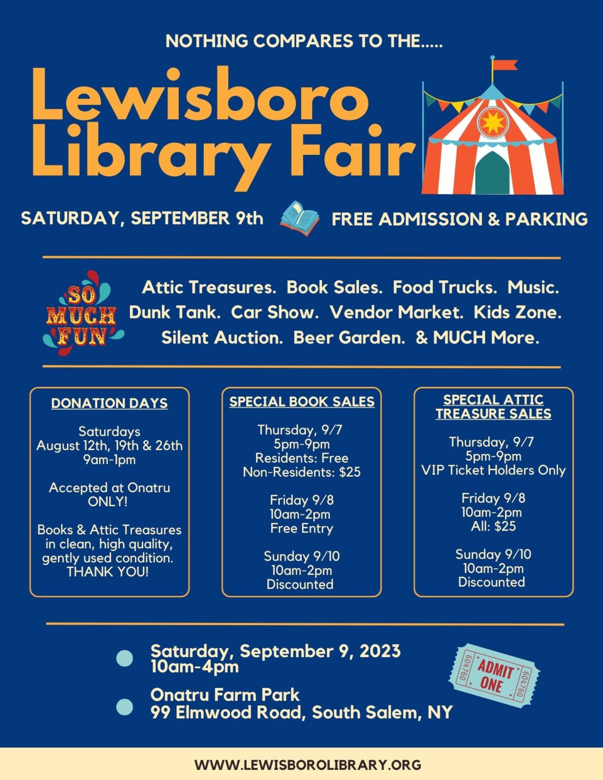 Lewisboro Library Fair – Lewisboro Library