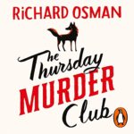 book jacket depicting a drawing of a fox above the title The Thursday MURDER club.