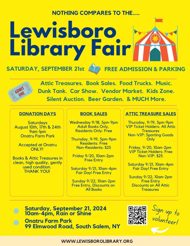 Lewisboro Library Fair – Lewisboro Library