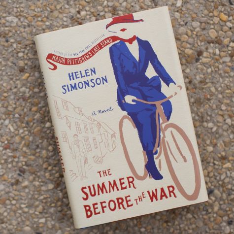 book cover showing a drawing of a woman in early 1900's dress riding a motorcycle