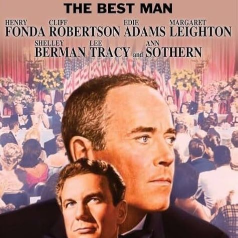 movie poster of The Best Man with featuring Henry Fonda and Cliff Robertson